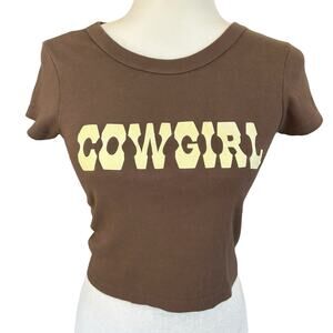 Brandy Melville John Galt Cowgirl Top XS Small Y2k Western Festival Summer Retro